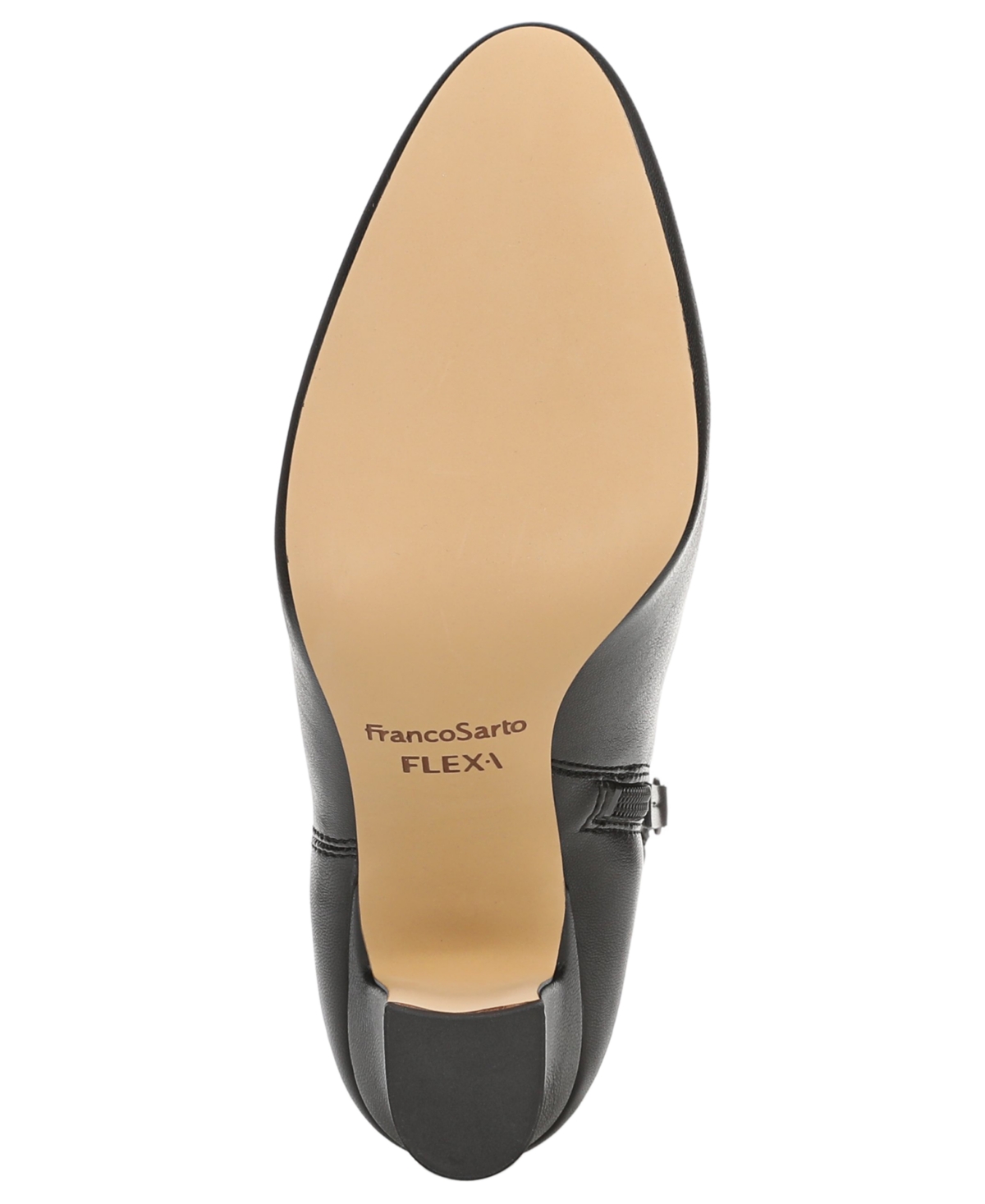 Franco Sarto Women's Flexa Jael Almond Toe Zip Short Booties