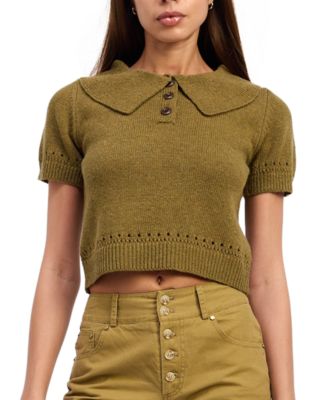 Women's Elin Short-Sleeve Polo Sweater
