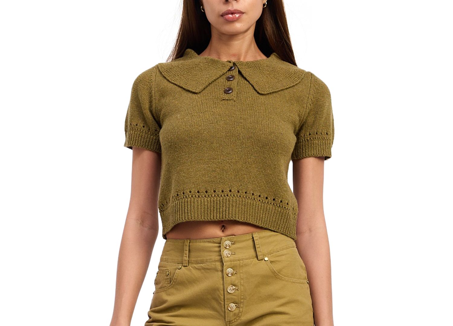 Women's Elin Short-Sleeve Polo Sweater