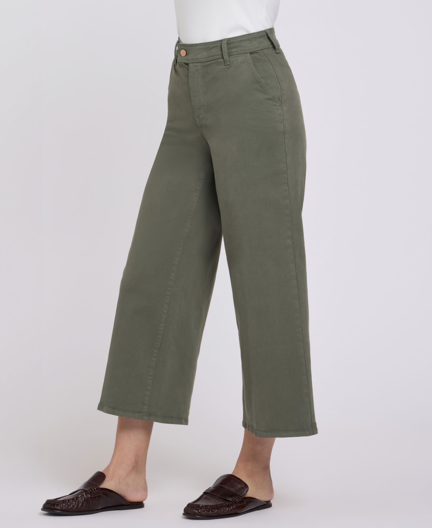 Women's Mona Wide-Leg Trouser Ankle Jeans