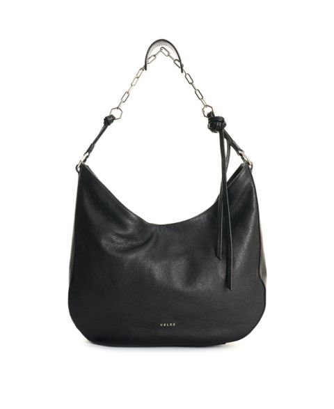 Женская сумка Velez Leather Shopping, цвет: Чёрный