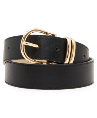 Feathered Edge Stitched Pant Belt