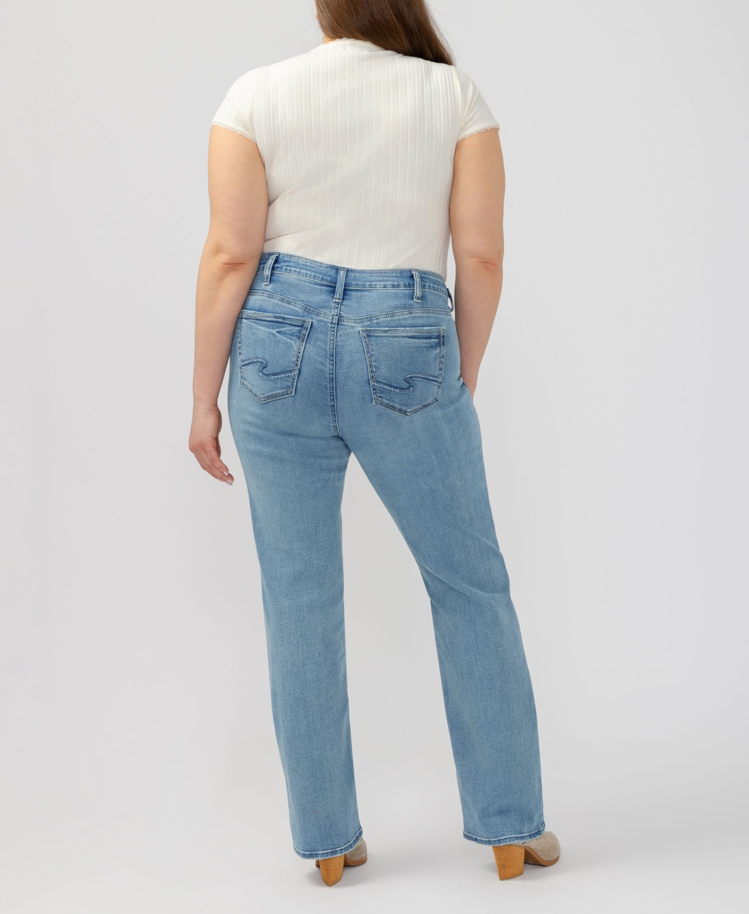 Plus Size Elyse Mid-Rise Bootcut Jeans