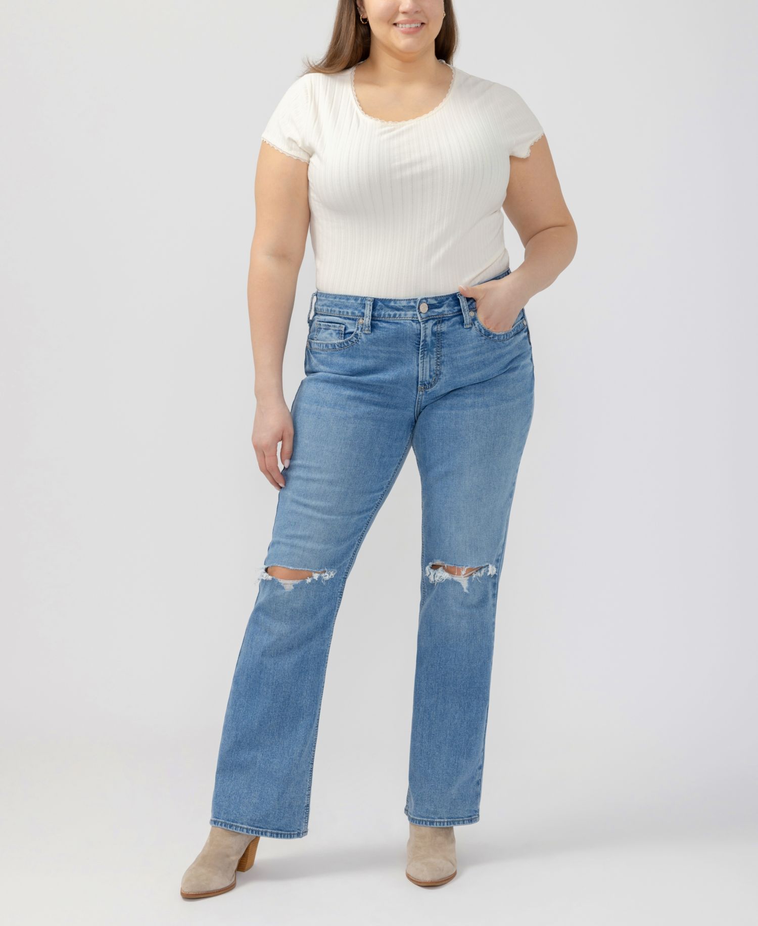 Plus Size Suki Mid-Rise Jeans