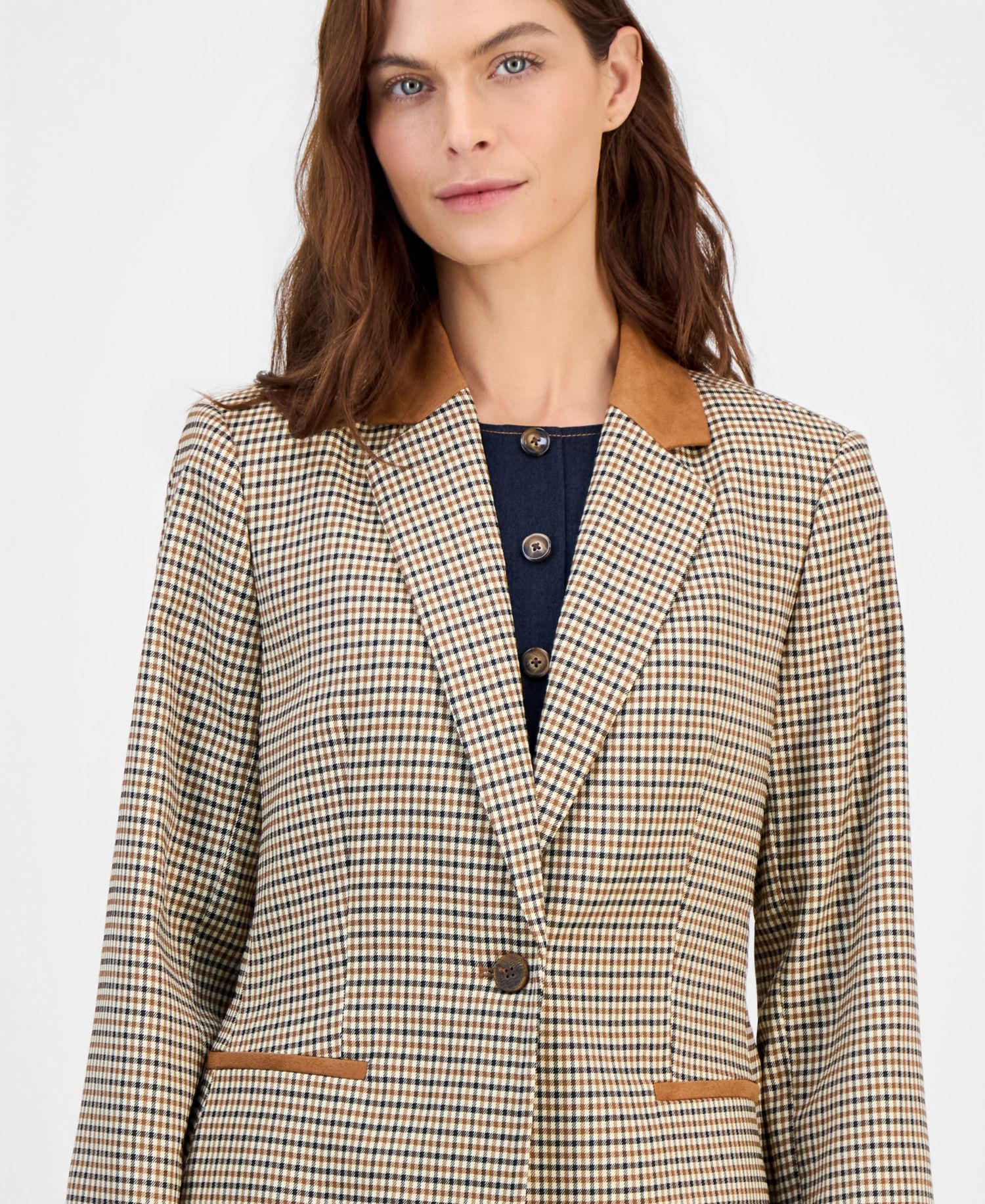Women's Plaid Topper Jacket
