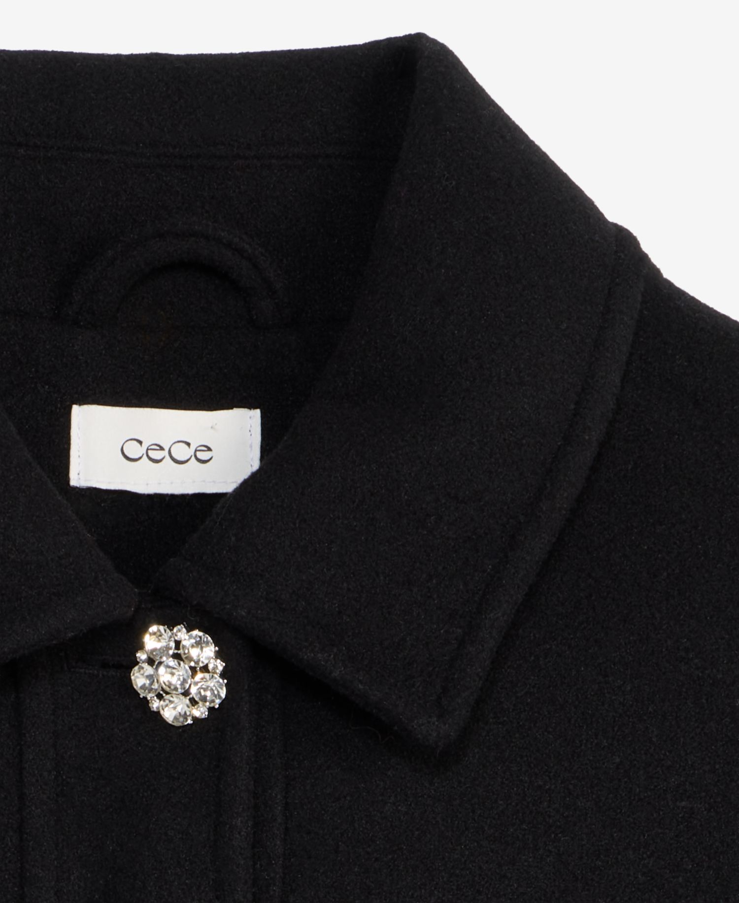 Women's Jewel Button Lady Work Jacket