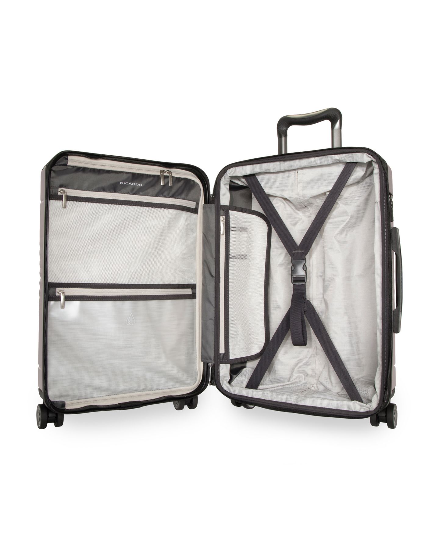 Чемодан Ricardo Cabrillo 4.0 Carry-On Spinner Suitcase, цвет: Сливочный кремовый — фото 5