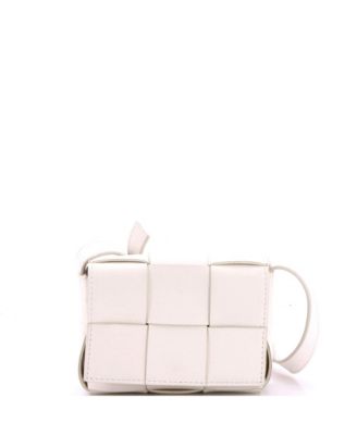 Candy Cassette Crossbody Bag Maxi Intrecciato Leather