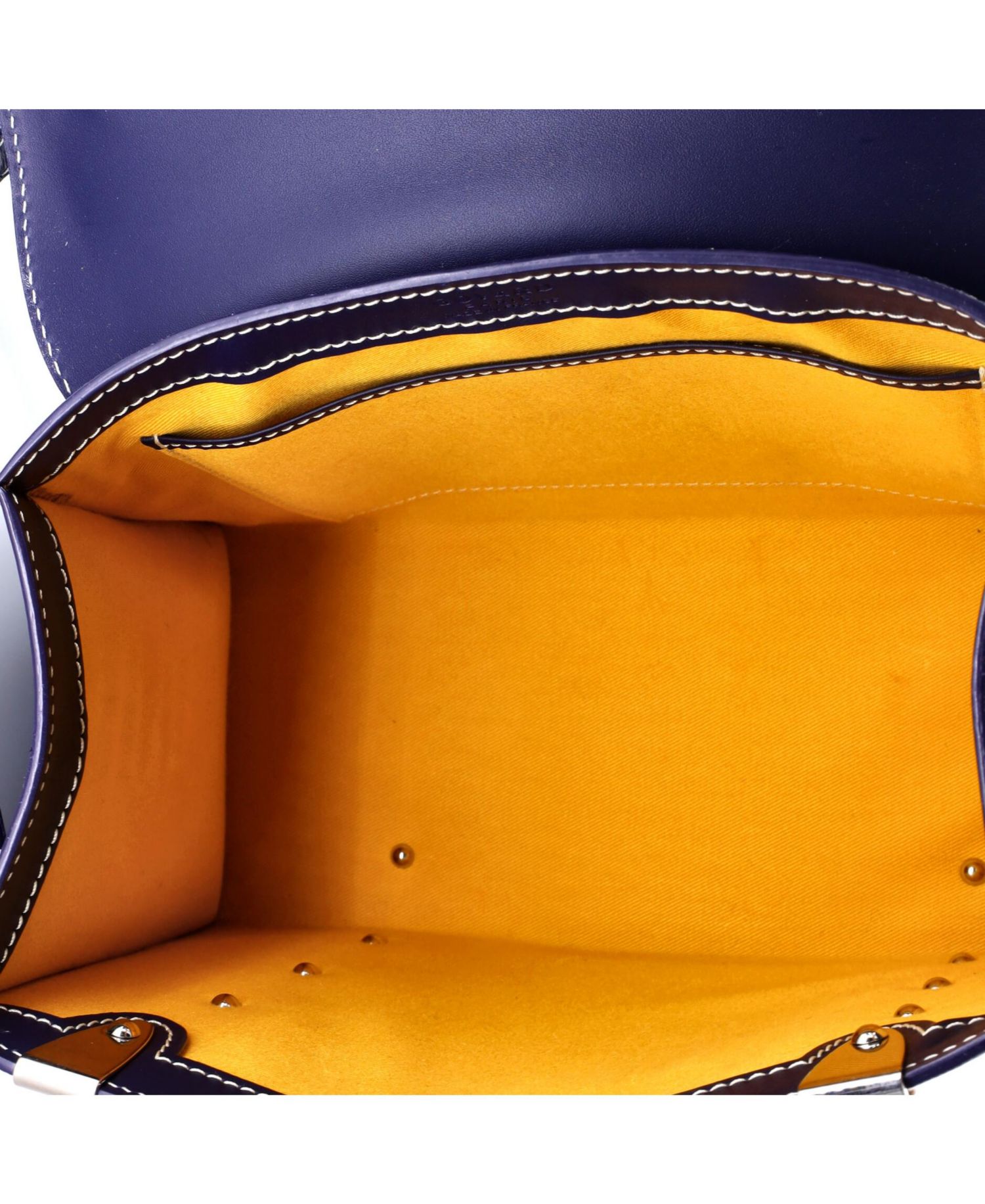 PM Saigon Top Handle Bag Coated Canvas with Leather