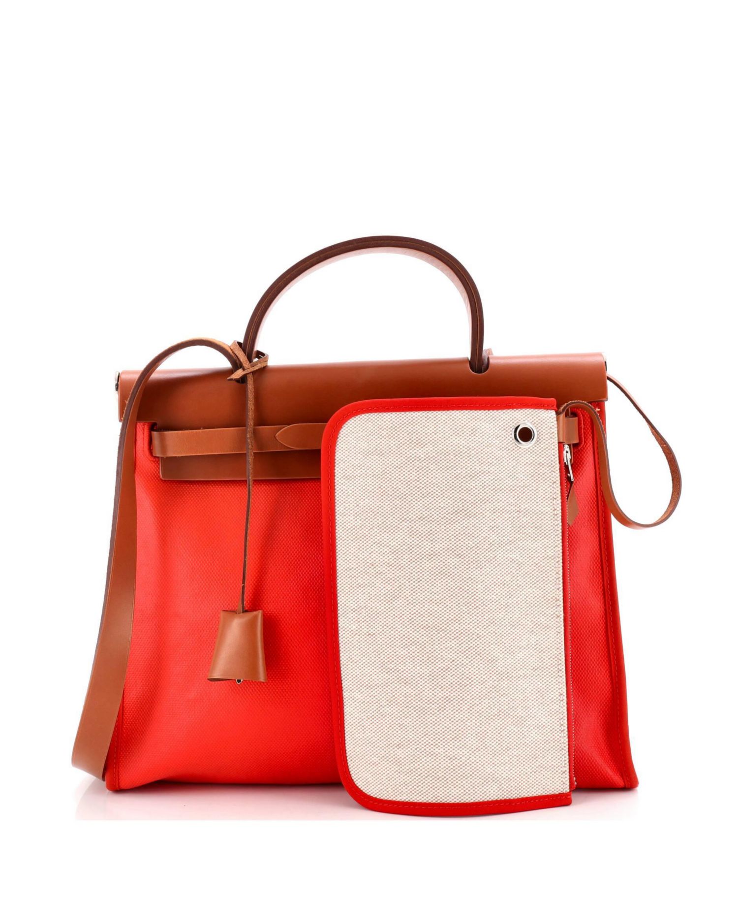 31 Herbag Zip Berline Vache Canvas and Leather