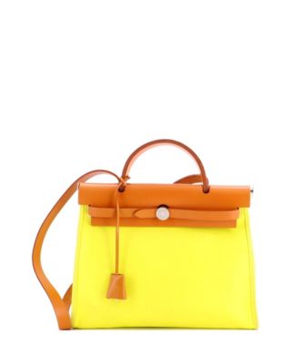 31 Herbag Zip Berline Vache Canvas and Leather