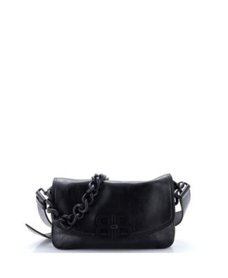 Small BB Soft Flap Bag Leather