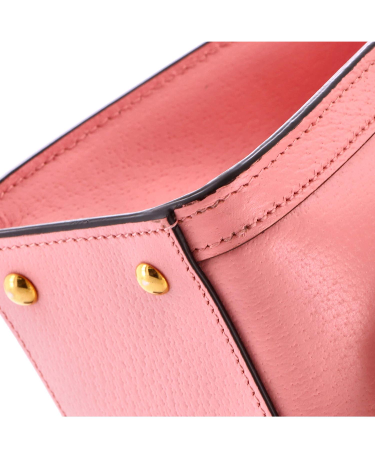 Mini Diana NM Bamboo Handle Tote Leather