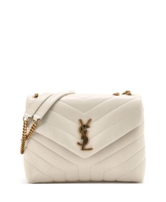 Small Loulou Shoulder Bag Matelasse Chevron Leather