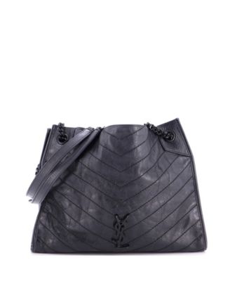 Medium Niki Shopping Tote Matelasse Chevron Leather