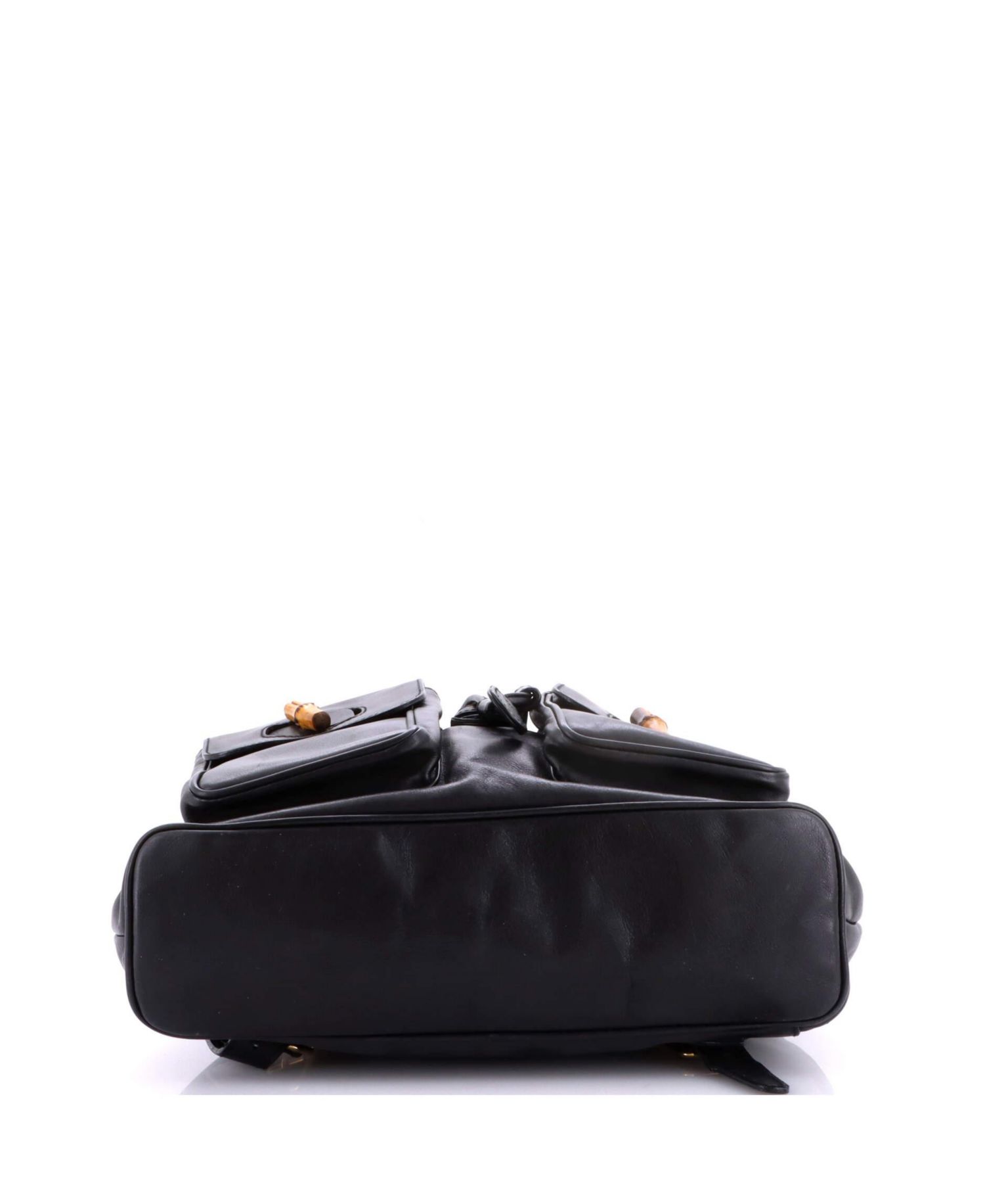 Medium Vintage Bamboo Backpack Leather
