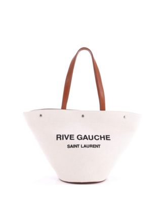 Rive Gauche Trapezoid Tote Canvas