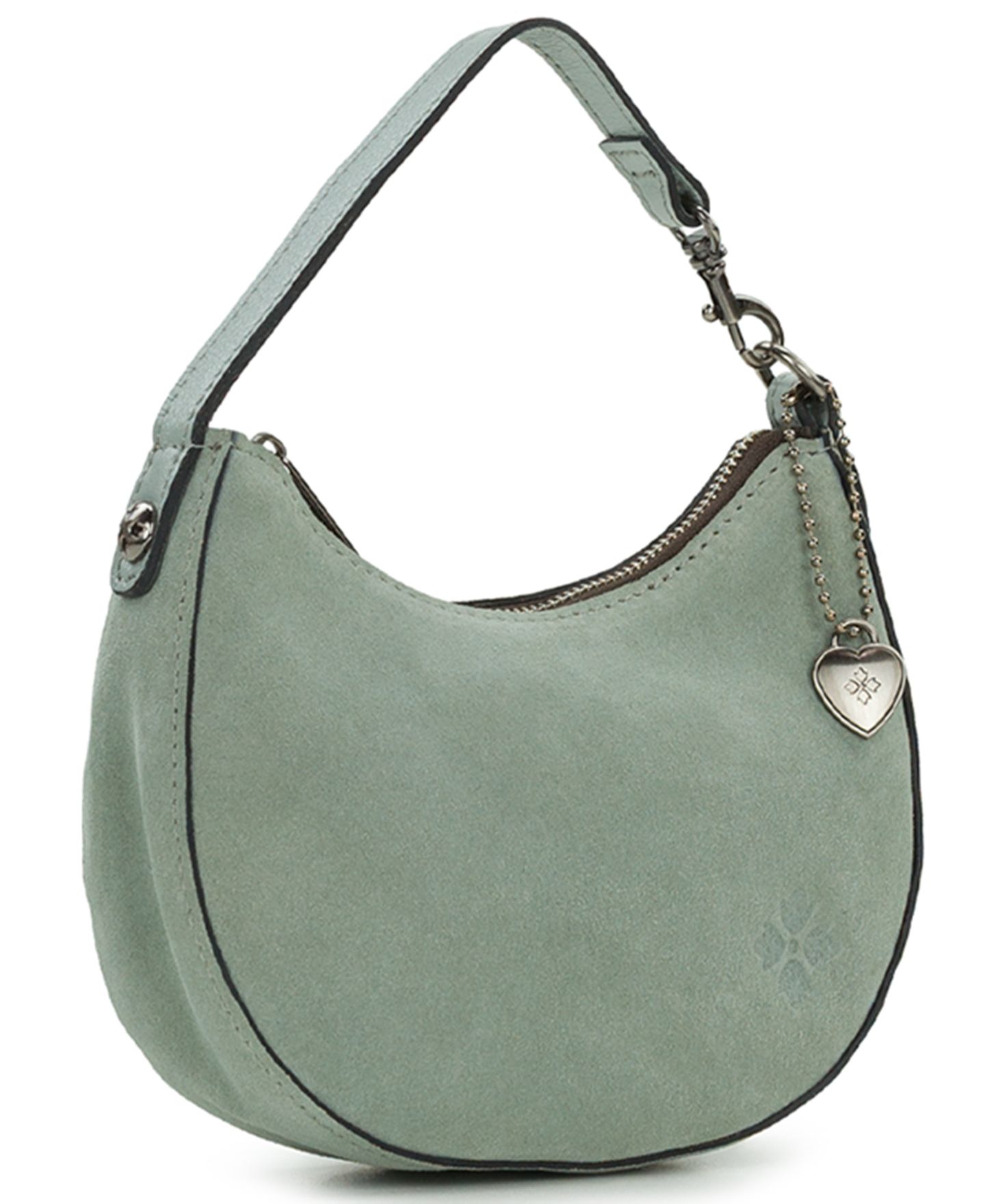 Женская сумка Patricia Nash Morgana Mini Suede Heart Charm Shoulder Handbag, цвет: Синий — фото 3