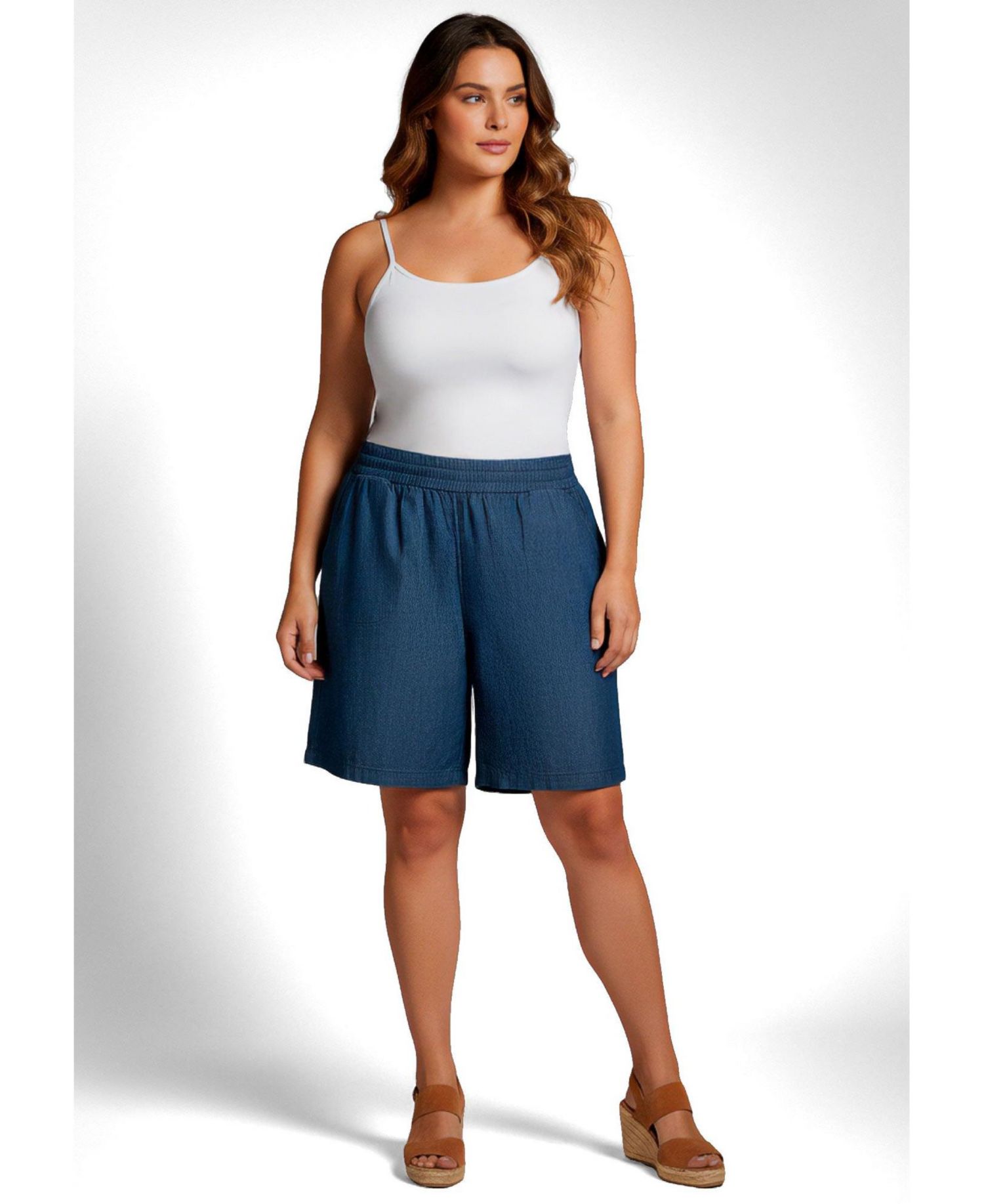 Women's Wide-Leg Drawstring Short