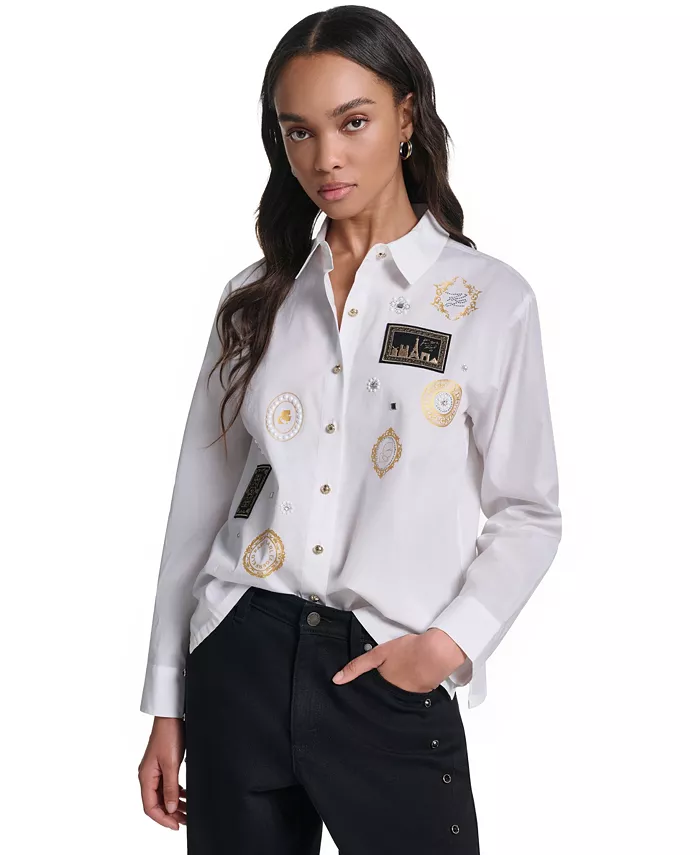 Women's Embellished Cropped Top