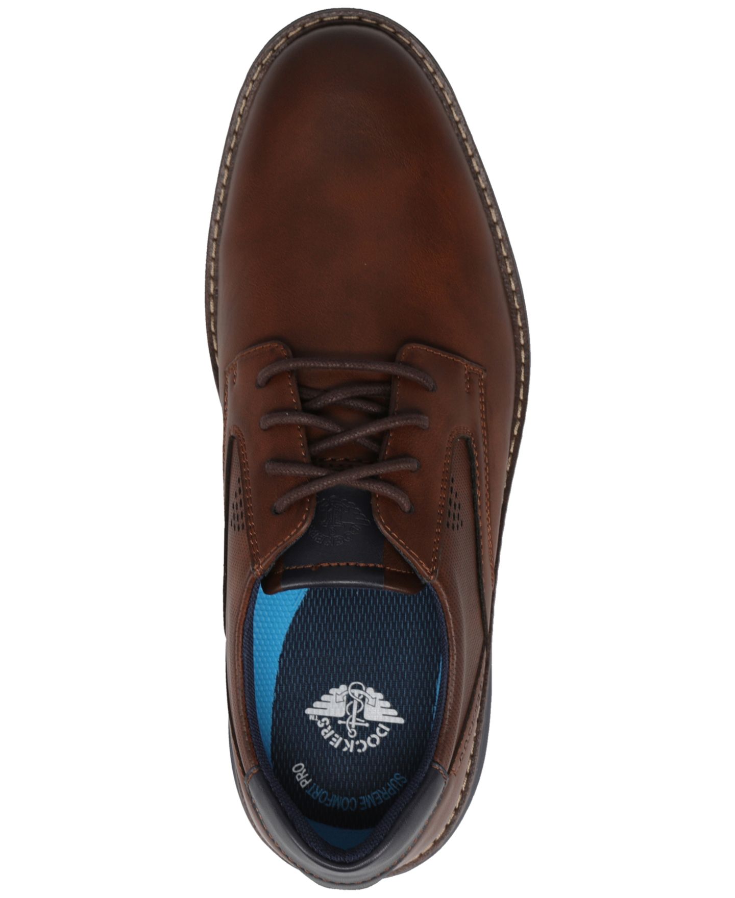 Мужские туфли Dockers Mateo Casual Oxfords, цвет: Коньячный — фото 4