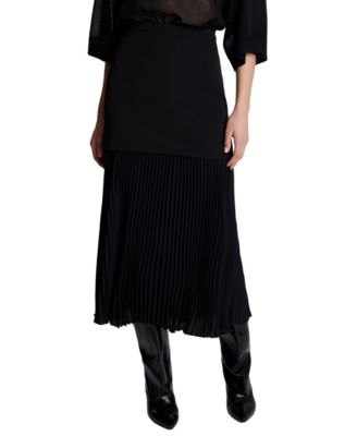 Women's Pleated Maxi Skirt