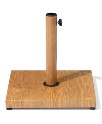 Umbrella Base Holder Square Weighted Stand for Outdoor Market Umbrella, Cement Concrete Steel