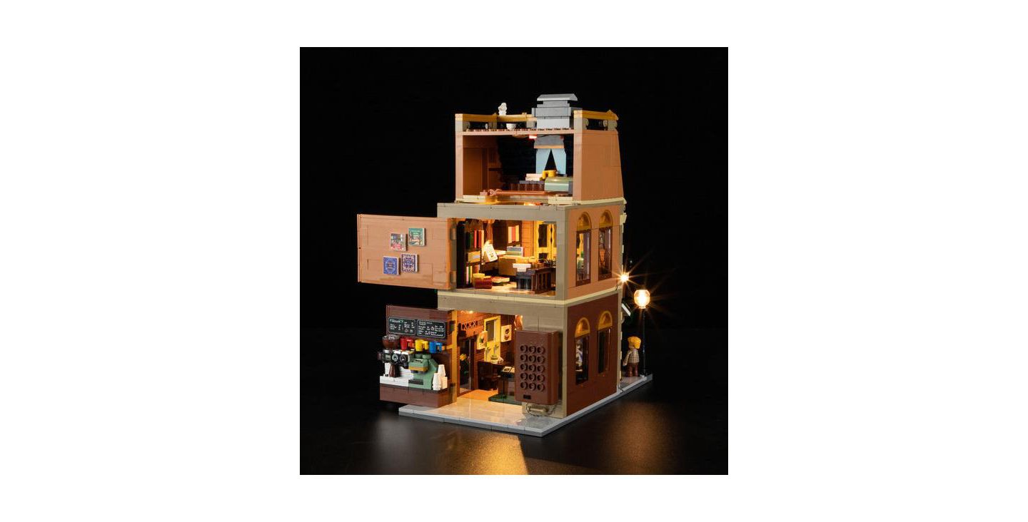 Детский конструктор Lumibricks Book-Cafe 1718-Piece LED Light Building Set, Ages 16+ — фото 3