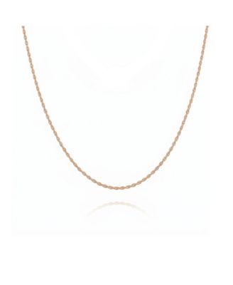 Sterling Silver Rope Chain Necklace
