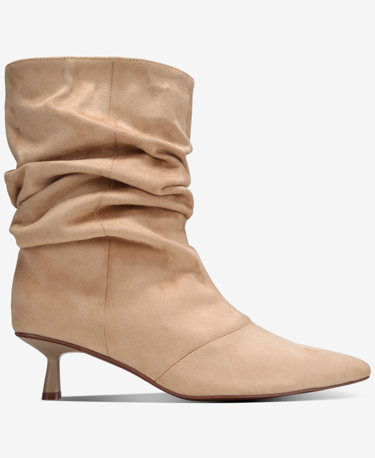 Smash Shoes Women's Nyla Slouch Heeled Dress Booties - Extended Sizes Available
