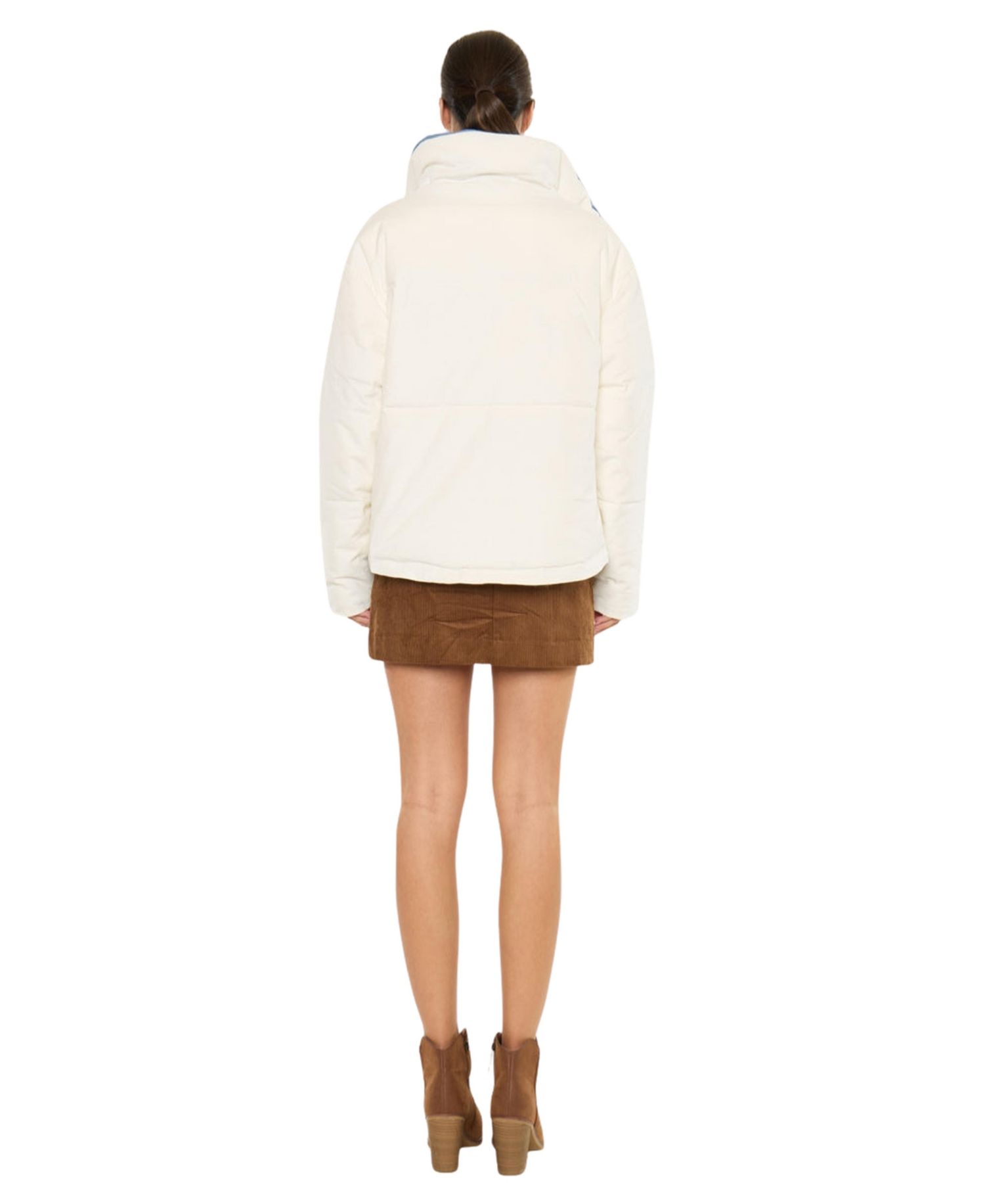 Women's USA Yerba Relaxed Front-Snap Puffer Jacket