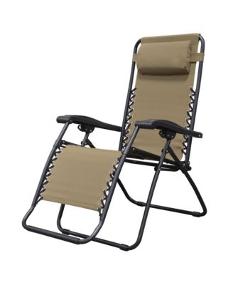 Zero Gravity Recliner Lounge Chair Adjustable Headrest