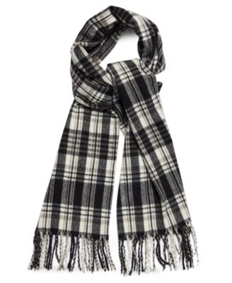 Preppy Stripe Plaid Scarf