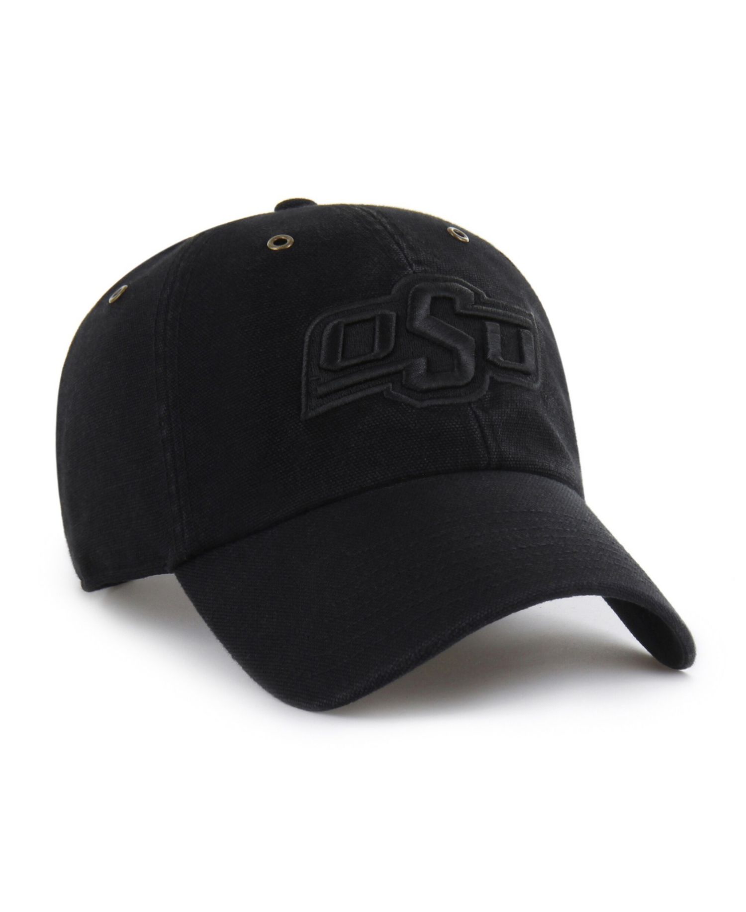 Carhartt x '47 Men's Black Oklahoma State Cowboys Clean Up Adjustable Hat