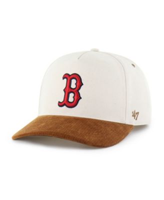 Carhartt x '47 Men's Natural/Brown Boston Red Sox Undyed Relaxed Hitch Adjustable Hat
