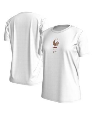 Women's White France National Team Crest T-Shirt