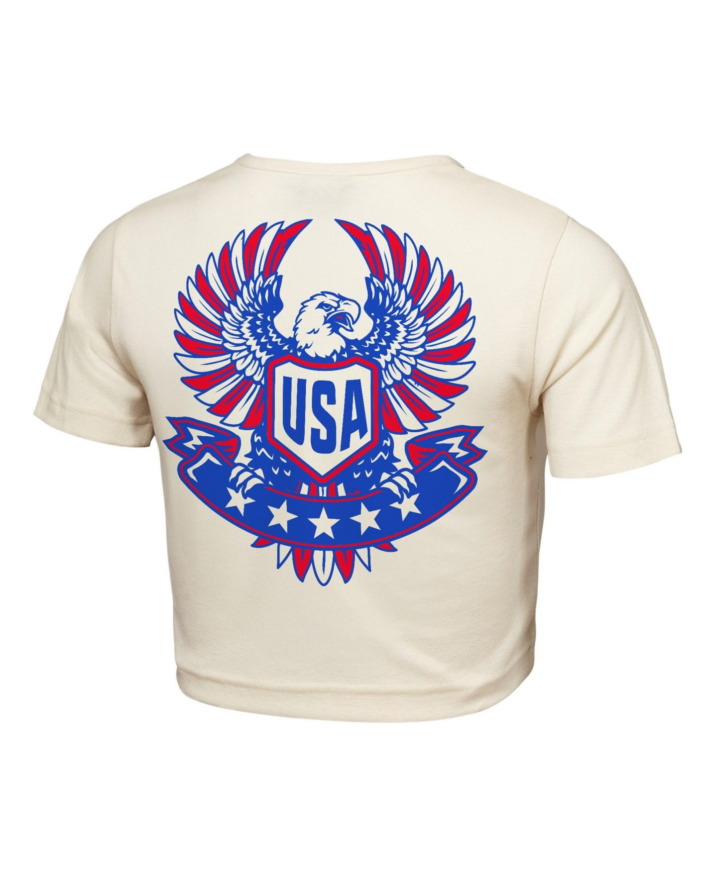 Женская футболка Outerstuff Natural USA FIFA World Cup 2026 Elote Squad Cropped — фото 3