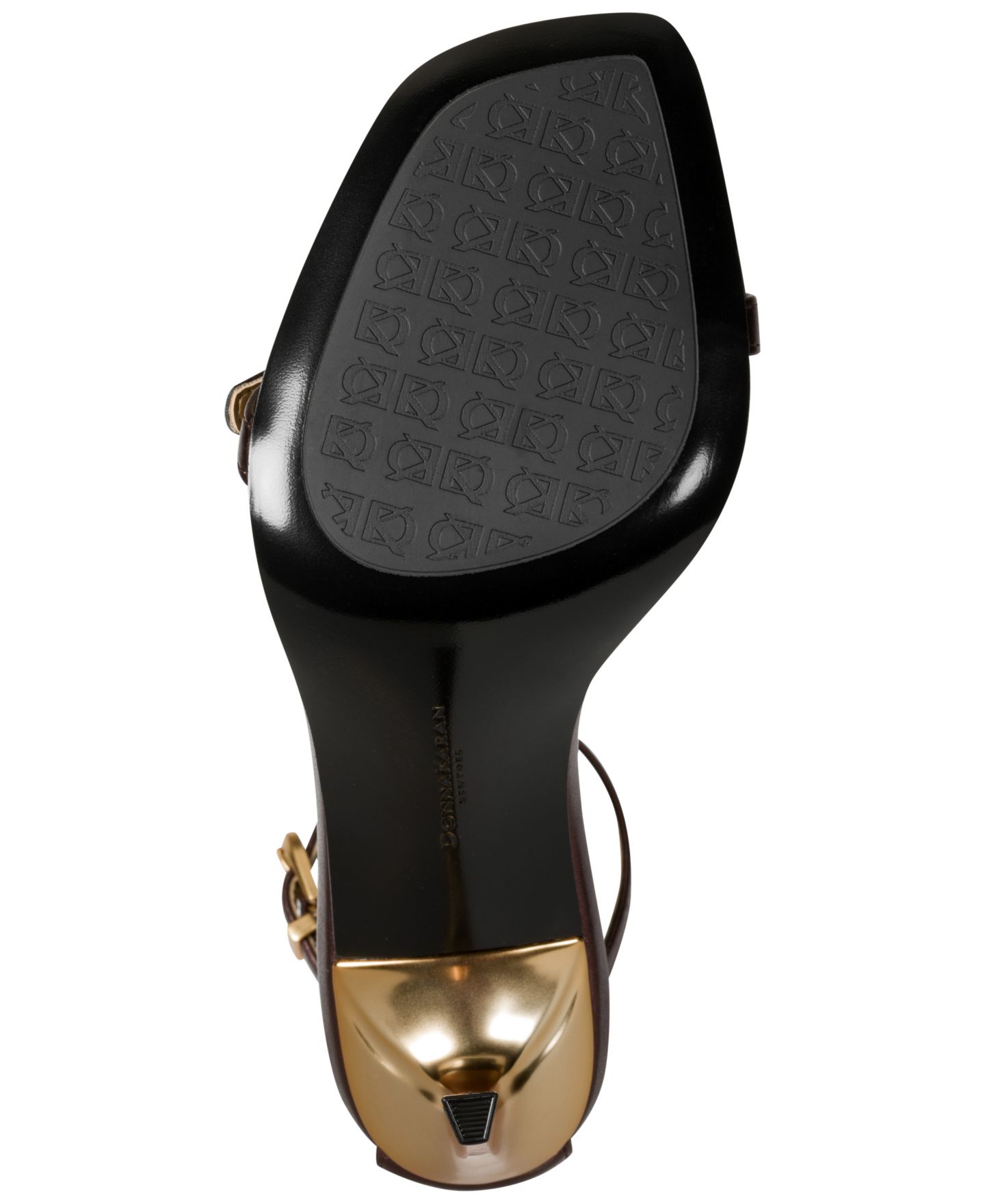 Женские сандалии Donna Karan New York Pryce High Stiletto, цвет: Тёмный медный — фото 5