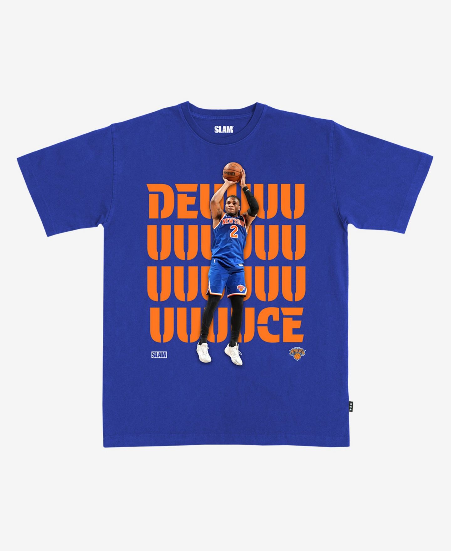 Футболка Slam Miles McBride Blue New York Knicks — фото 1