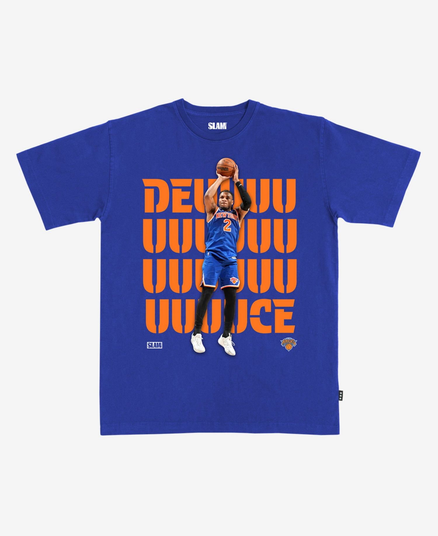 Men's and Women's Miles McBride Blue New York Knicks T-Shirt