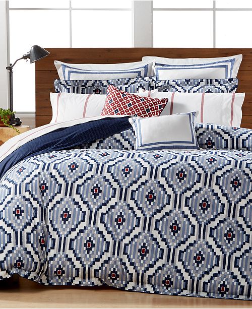 Tommy Hilfiger Home Ellis Island Ikat Bedding Collection Reviews