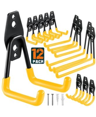 Heavy Duty Steel Wall Mount Organizer for Tools Ladders Hose Bikes Ropes Bulk Items
