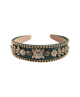 Sohi Women's Embellsihed Hair Band - Green