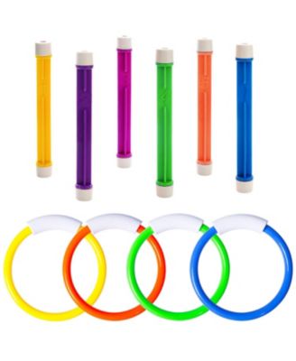 Underwater Diving Pool Toys Swim Rings Sticks Games