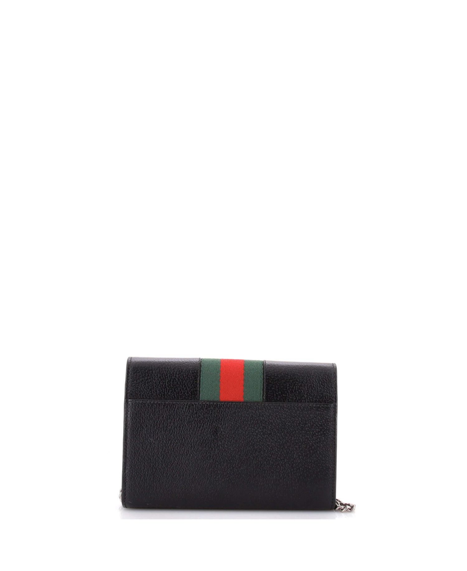 Small Dionysus Web Chain Wallet Leather