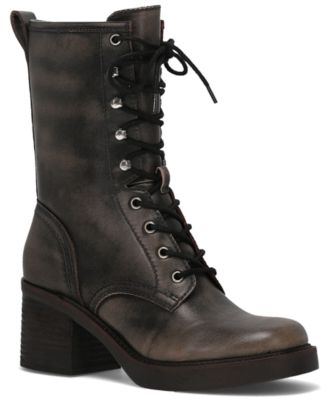 Women's Fynn Combat In Toga Lace-Up Booties
