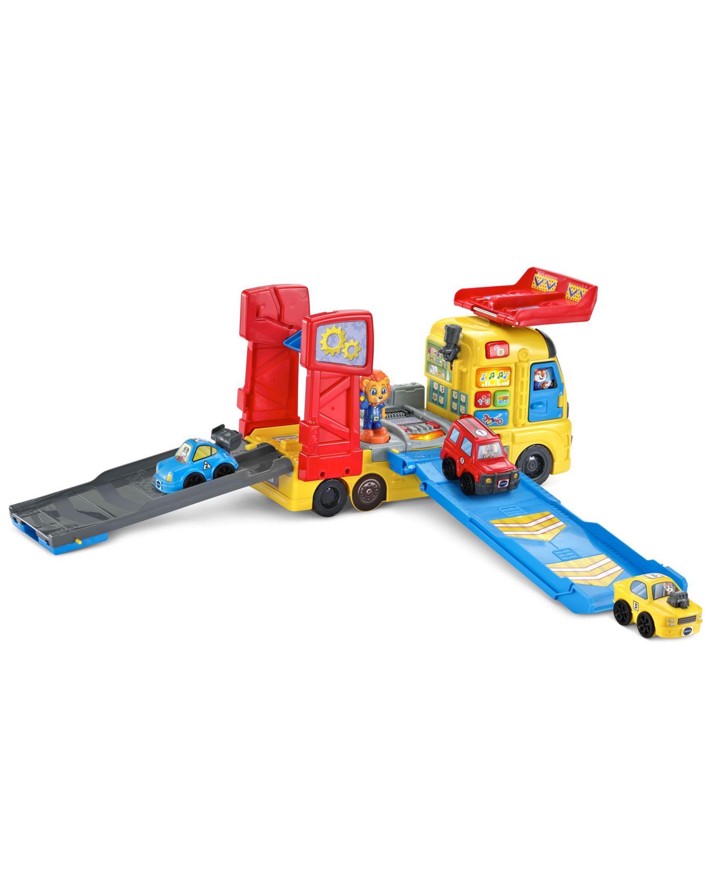 Детский игровой набор VTech 3-in-1 Race & Repair Hauler Interactive Learning Vehicle Playset — фото 2