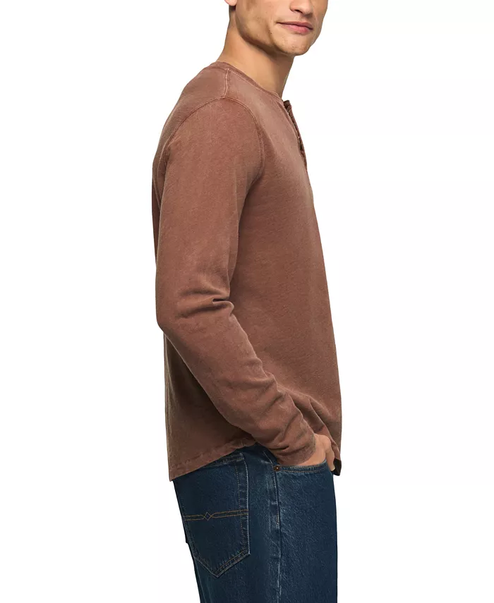 Men's Long-Sleeve Weekend Slub Henley Shirt - thumbnail 6