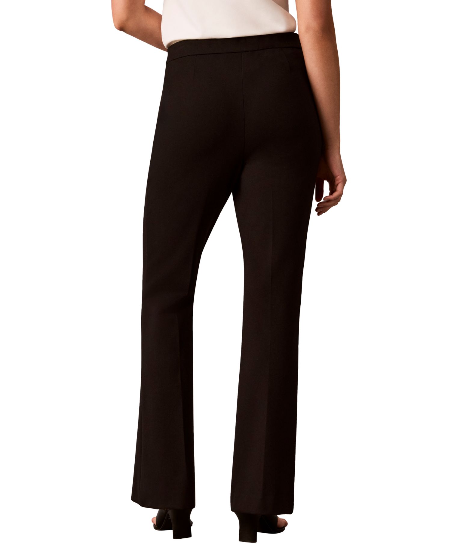 Petite High-Waisted Bootcut Compression Pants