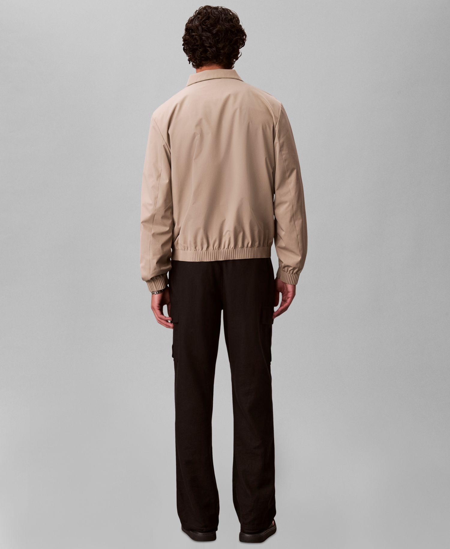 Men's Lightweight Windbreaker Stand Collar Jacket